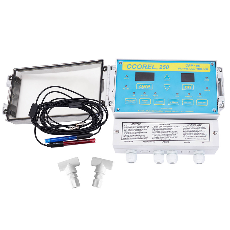 Swimming Pool Equipment Water Quality Control System Automatic Digital Controller PH ORP Tester