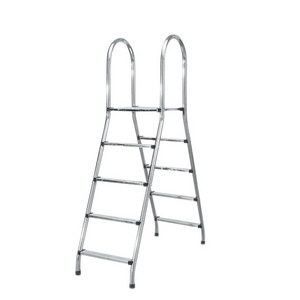 Public Pool Swimming Pool Accessories Stainless Steel 316 Ladder With Handrail Anti-slip Step