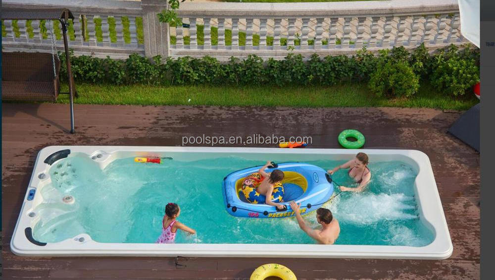 Rectangle Shell Above Ground Pool Acrylic Swim Spa