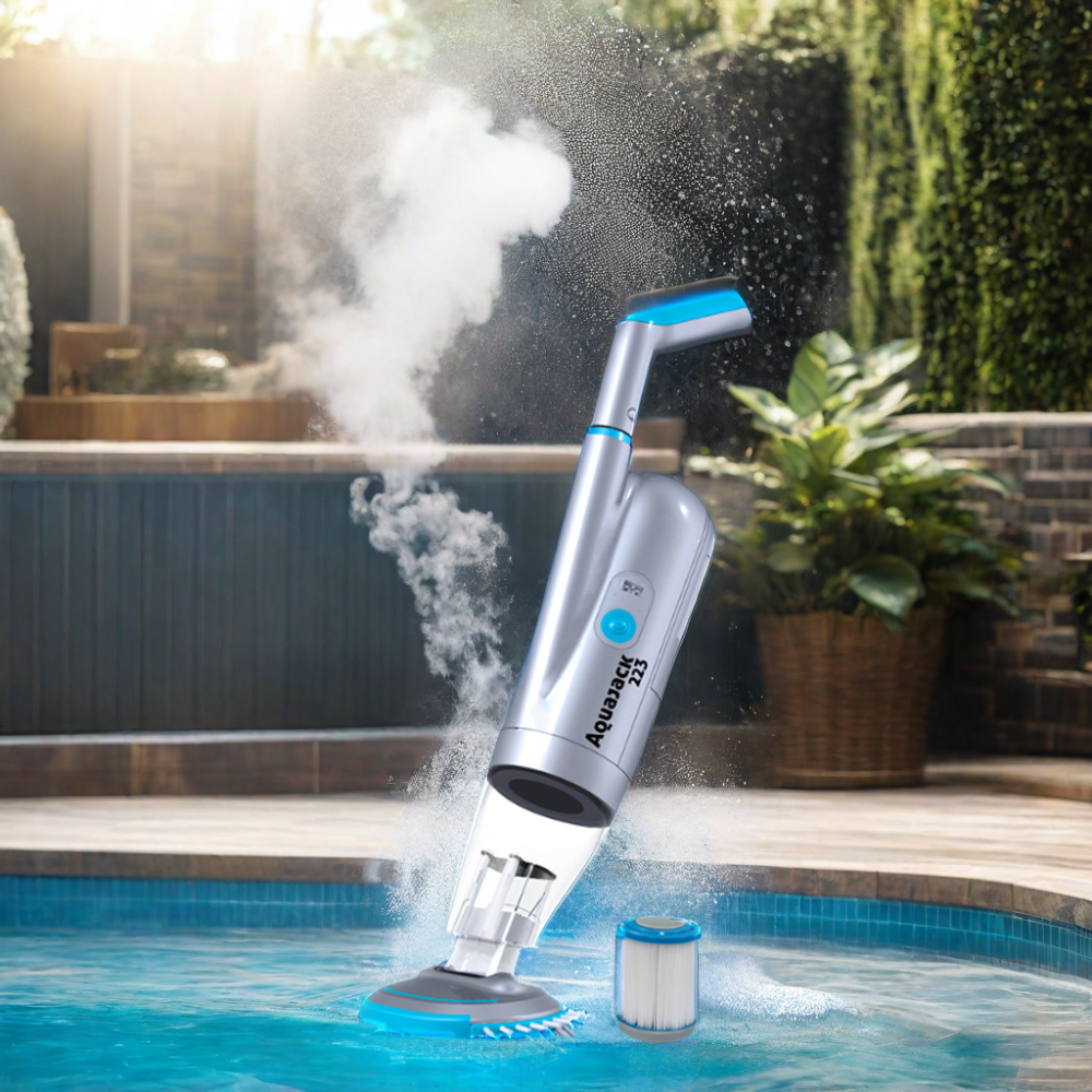 2023 New Arrival Cordless Rechargeable Suction Vacuum Cleaner Swimming Pool Spa 30-Minute Working Time Paper Cartridge Filter