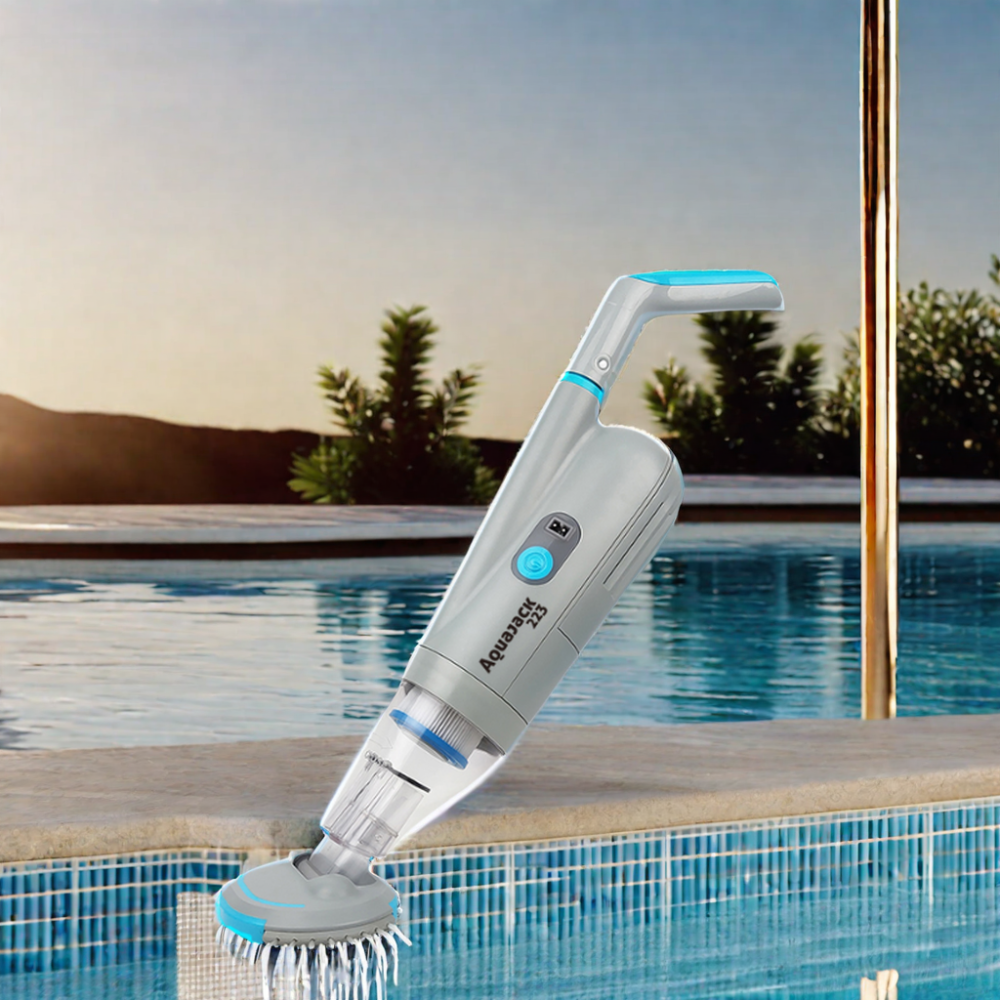 Aquajack 223 Cordless Handheld Rechargeable Suction Vacuum Cleaner Swimming Pool hot tub Spa 30-Minute Working with cartridge