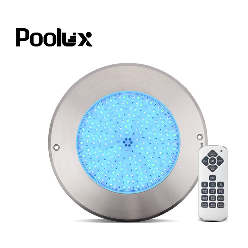 Poolux Patented IP68 Brand Niche Replace thin stainless steel 35W RGB led swimming pool lights