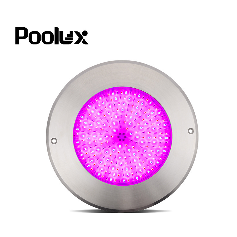 Poolux Patented IP68 Brand Niche Replace thin stainless steel 35W RGB led swimming pool lights