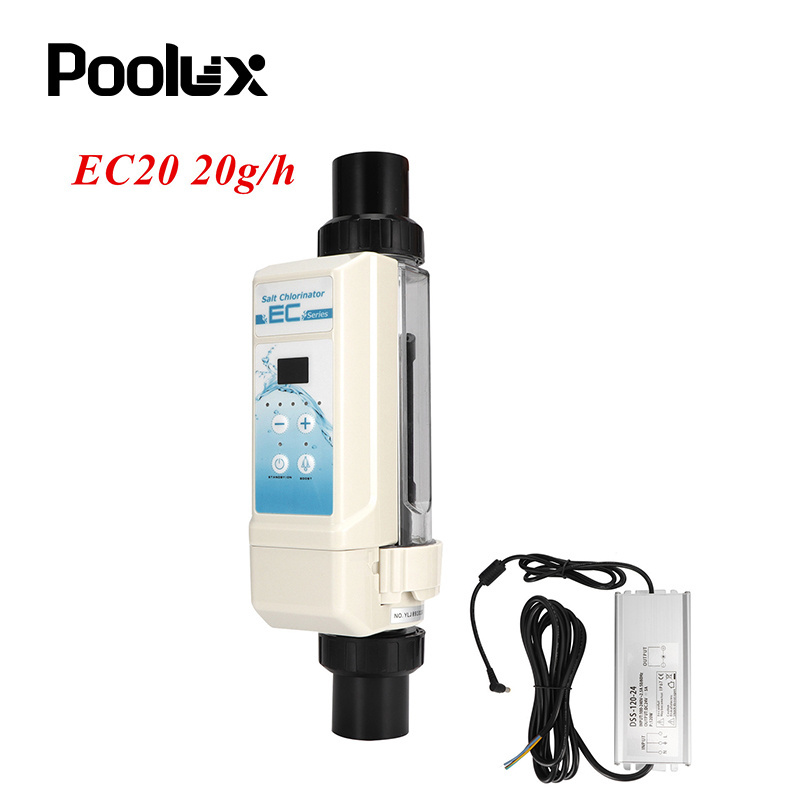 2024 Poolux High Quality Custom 8g/h Salt Water Generator System Automatic Cleaning Spa Swimming Pool Chlorinator