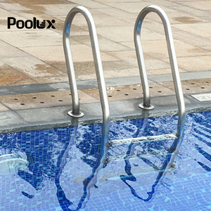 Poolux Double thickness Stainless steel pool ladder swimming pool