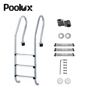 316ss Pool equipment accessory  2/3/4/5steps Anti-slip With Safety  Swimming Pool Ladder 304 stainless steel for swimming pool