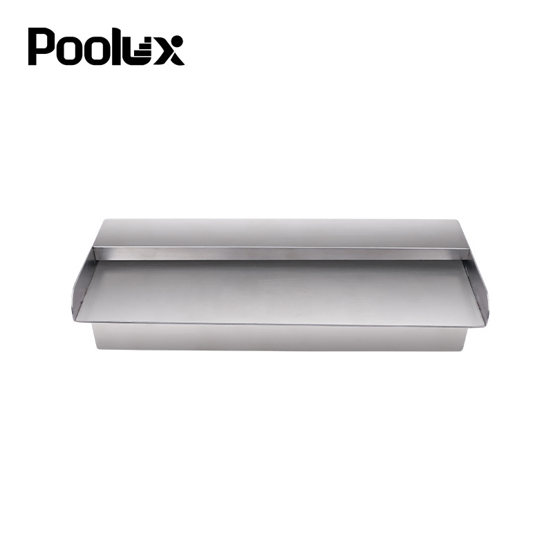 Poolux 304 stainless steel 300mm High quality swimming pool waterfall