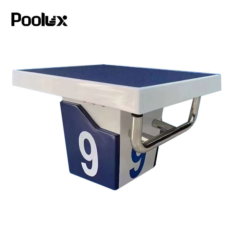 Stainless Steel Swimming Pool Starting Block Used For Competition Pool Blocks with Adjustable Footrest