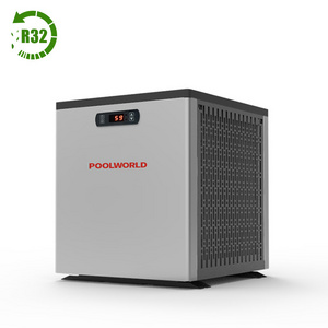 Power World rohs dc inverter air to water r32 pool hot water mini swimming pool heat pump water heaters