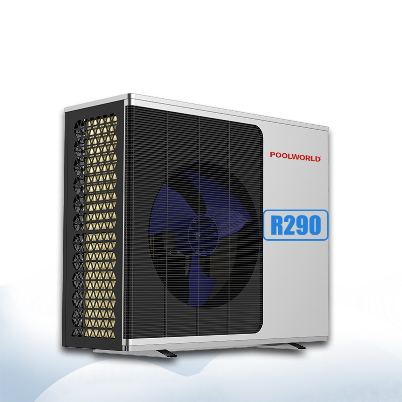 R290 full inverter Monoblock thermo pump air to water two stage heat pump with latest heat pump radiators