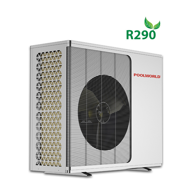 R290 floor heating 140000 btu electric 35 kw 50 kw 12kw monoblock r290 380V heat pump for floor heating