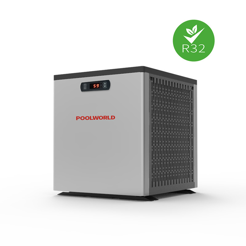 Power World rohs dc inverter air to water r32 pool hot water mini swimming pool heat pump water heaters