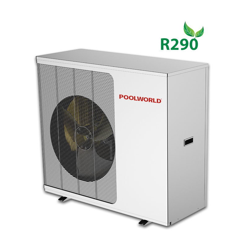 R290 floor heating 140000 btu electric 35 kw 50 kw 12kw monoblock r290 380V heat pump for floor heating