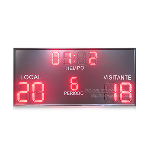 LED multi sport scoreboard for sale high brightness outdoor LED volleyball scoreboard sports scoreboard for volleyball for gym