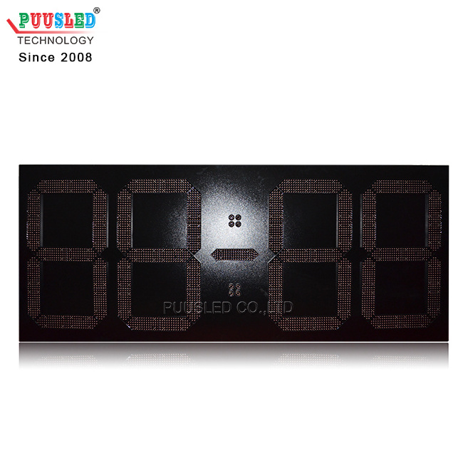 high brightness digital timer large led digital clock led time and temperature signs led wall clock