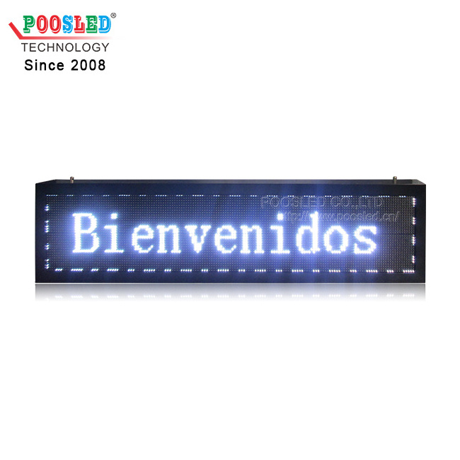 putdoor led display full color led scrolling signs electronic moving advertising message board p10 led display