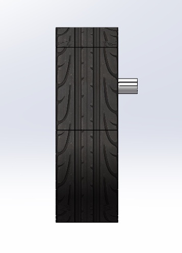 Rubber Track System Tracked Assembly for Wheelchair and Robot