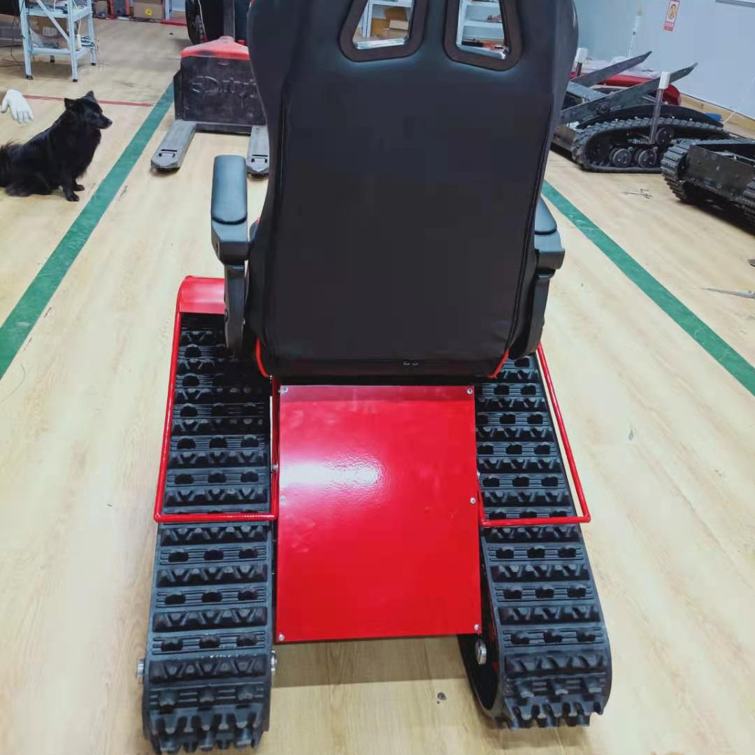 small type Rubber Track Chassis for crawler  wheelchair