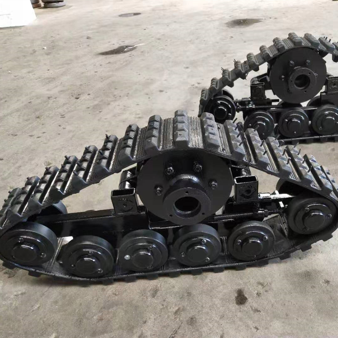 Small Rubber Track System Assembly Lss-100 for Converting a Power Standing Wheelchair