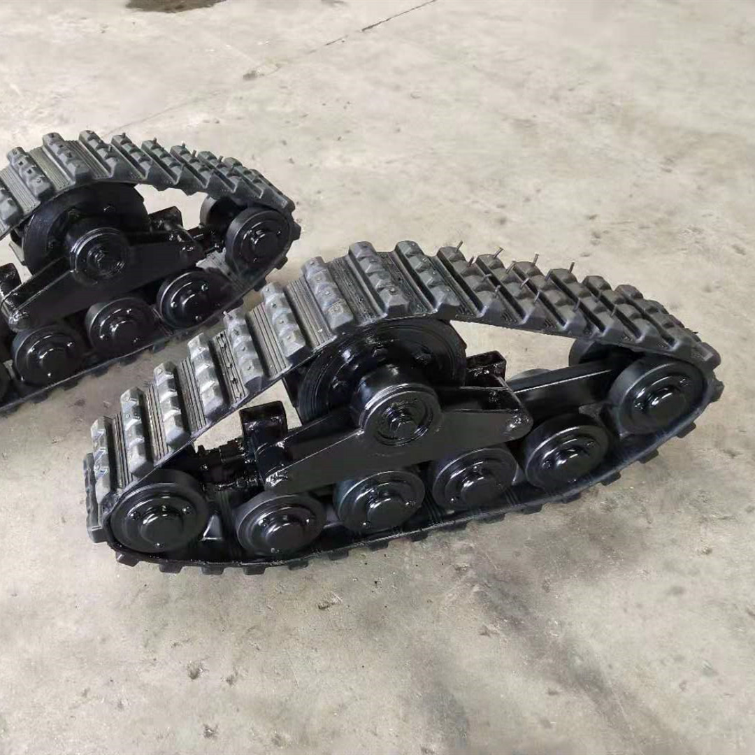 Small Rubber Track System Assembly Lss-100 for Converting a Power Standing Wheelchair