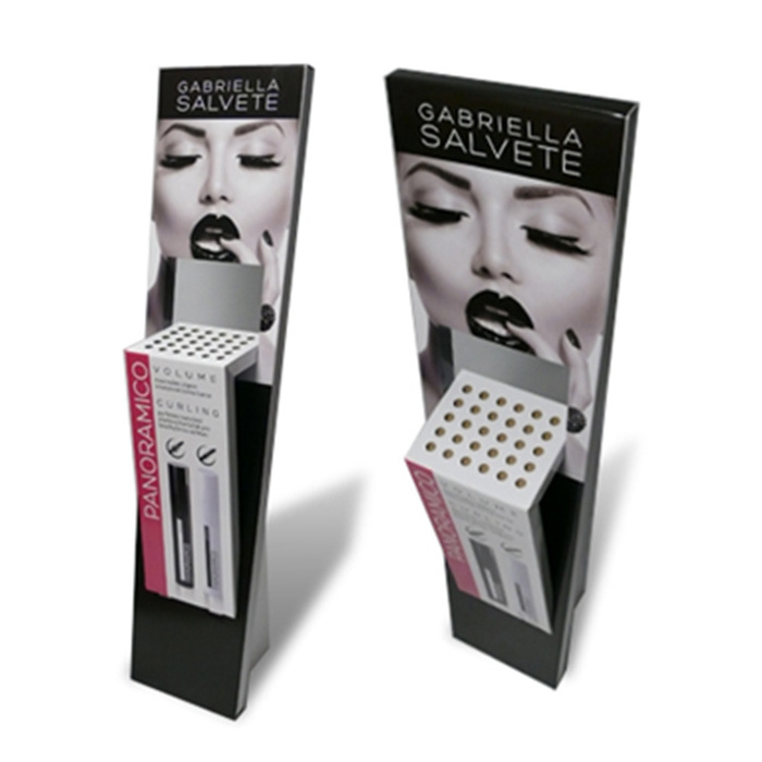 HOT Free New Custom Design High Quality Promotion Recyclable Eyelash Grower Cardboard Floor Display Stand