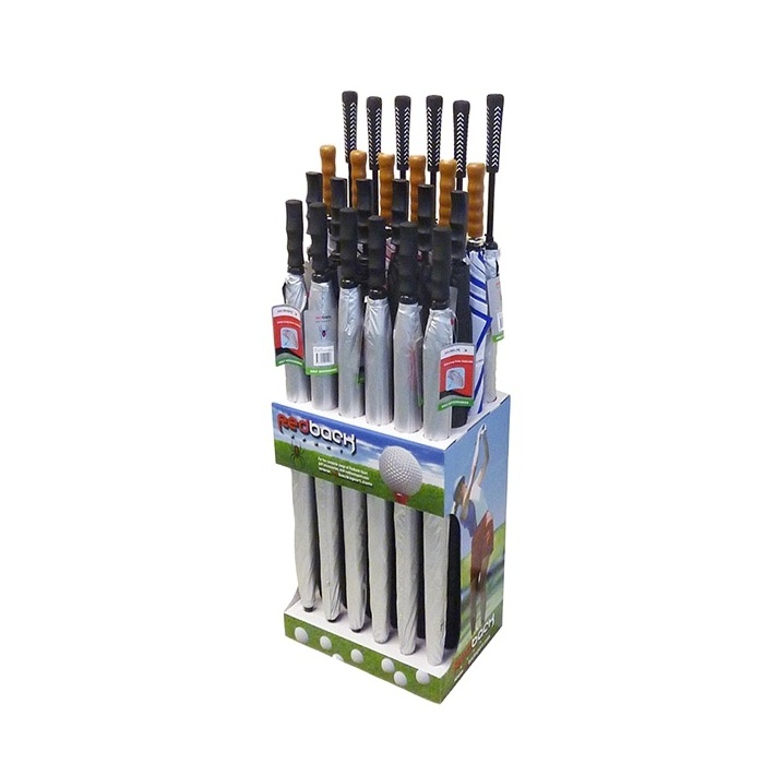 HOT Customized Cardboard Display Holder Golf Umbrella Display Stand