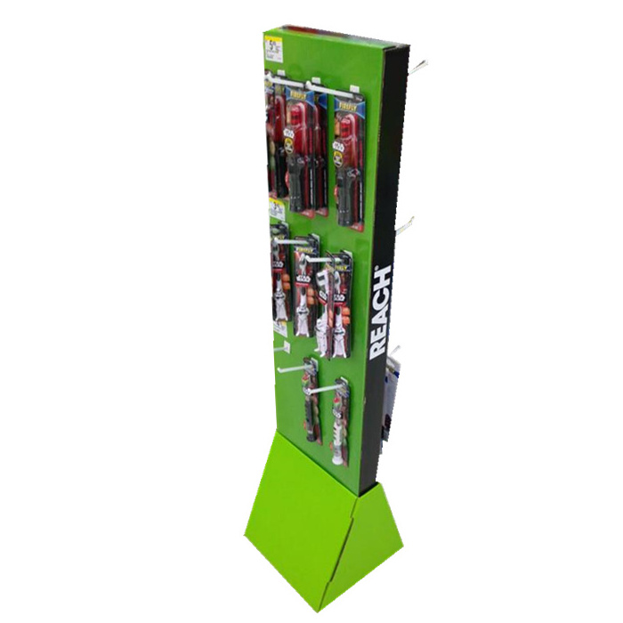 HOT New Free New Custom Design High Quality Promotion Recyclable Lipstick Cardboard Hook Display Stand