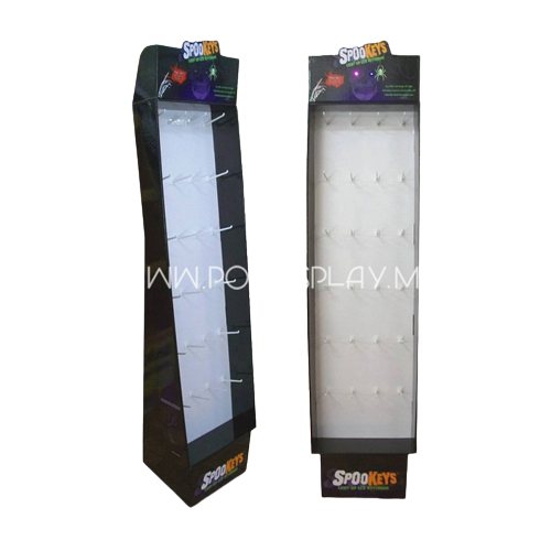 HOT pop corrugated makeup stand for hanging custom printed cardboard display for umbrella