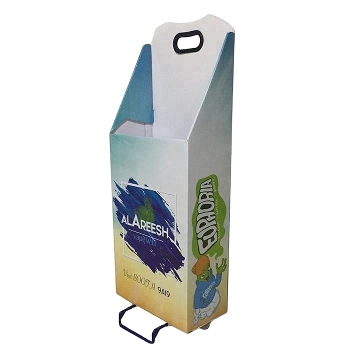 HOT Box Trolley Eco-friendly Exhibition Carton Paper Advertising Pos Bag With Wheel For Display Cardboard Box Trolley