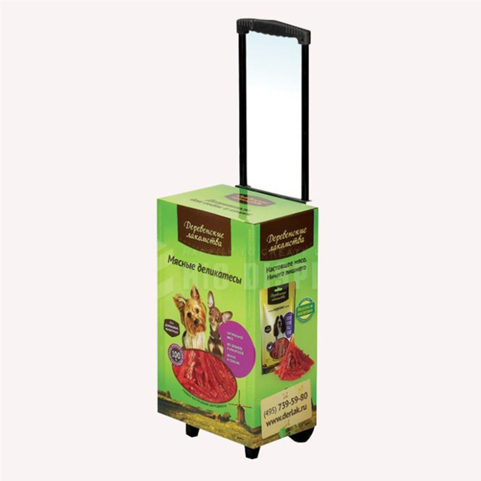 HOT New Free New Custom Design High Quality Promotion Recyclable Carton With Wheel