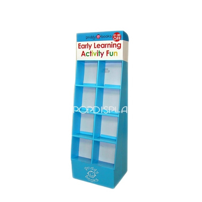 HOT Retail Corrugated Cardboard Pop Pos Cd Pockets Display Stands