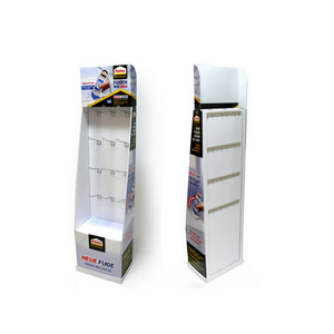 Easy Assemble Blister Cardboard Flexible Materials Paper Display Rack Riser