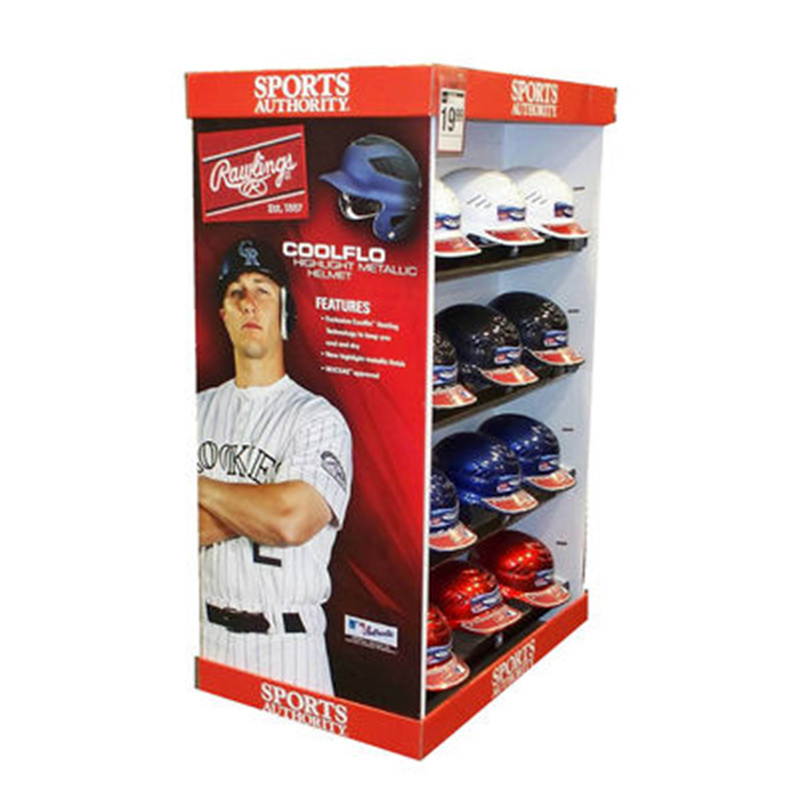 Promotional Stand Pop Cardboard Hat Display Rack