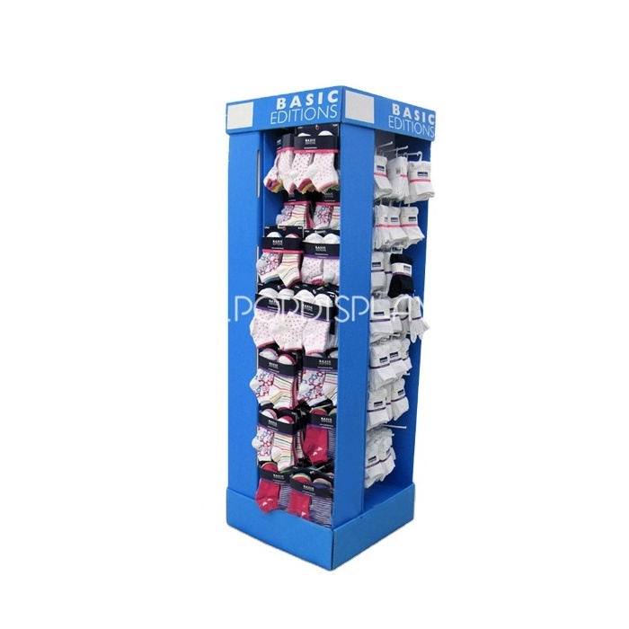 HOT Quality Supplier POS printing Corrugated Advertising Stocking Cardboard Floor Display Stand