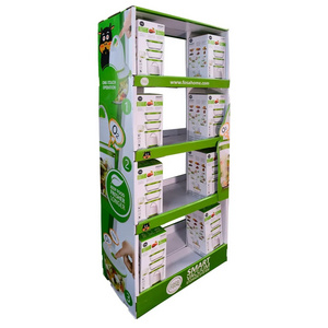 Pop POS Retail Corrugated Cadrboard Display Shelf Shipper Floor Displays Printed Cadrboard Displays Stand