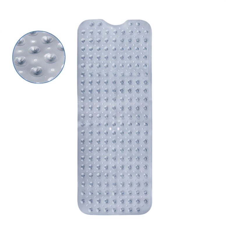 Machine Washable Bathtub Mats, Extra Large Tub Rug with Drain Holes and Suction Cups to Keep Floor Clean, Soft on Feet, Bathroom