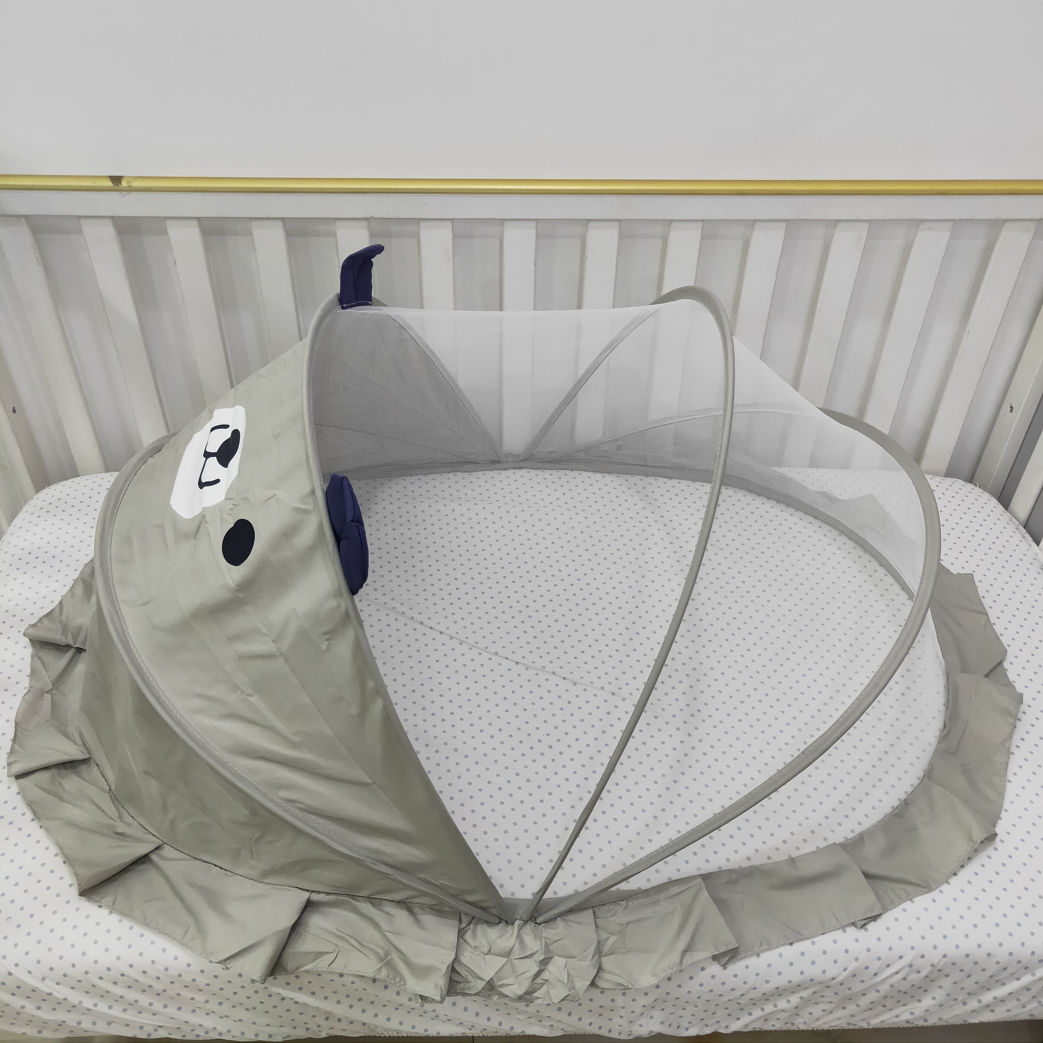 baby foldable bed cover new born umbrella baby bed cradle and mosquito net tent