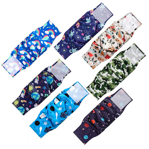 Reusable Wrap Diapers for Male Dogs Washable Puppy Belly Band(Pack of 7)Durable Doggie Diapers Wrap