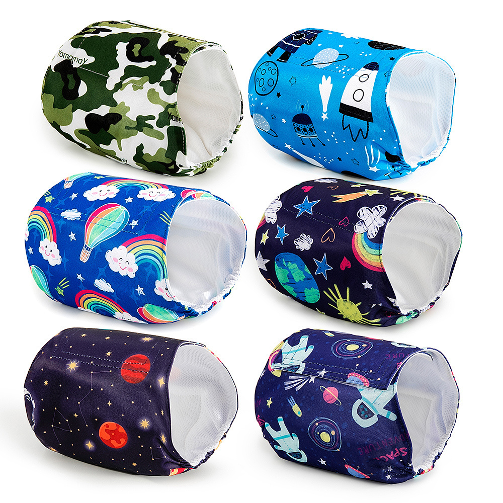 Reusable Wrap Diapers for Male Dogs Washable Puppy Belly Band(Pack of 7)Durable Doggie Diapers Wrap