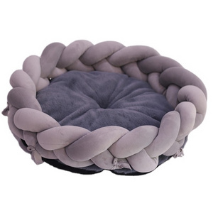 BSCI Dog Bed Cat Beds for Indoor Cats Pet Bed for Puppy and Kitty  Extra Soft & Machine Washable with Anti-Slip