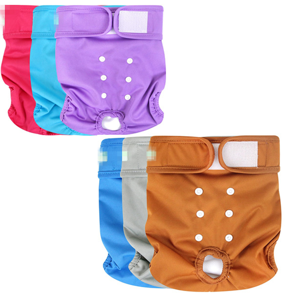 Washable reusable diaper for  Dogs (3pack) of Durable Doggie pet Diapers Premium Female Dog Diapers