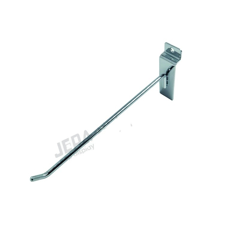 Free Samples Supermarket Display Single Wire Slatwall Shelf Hook For Retail