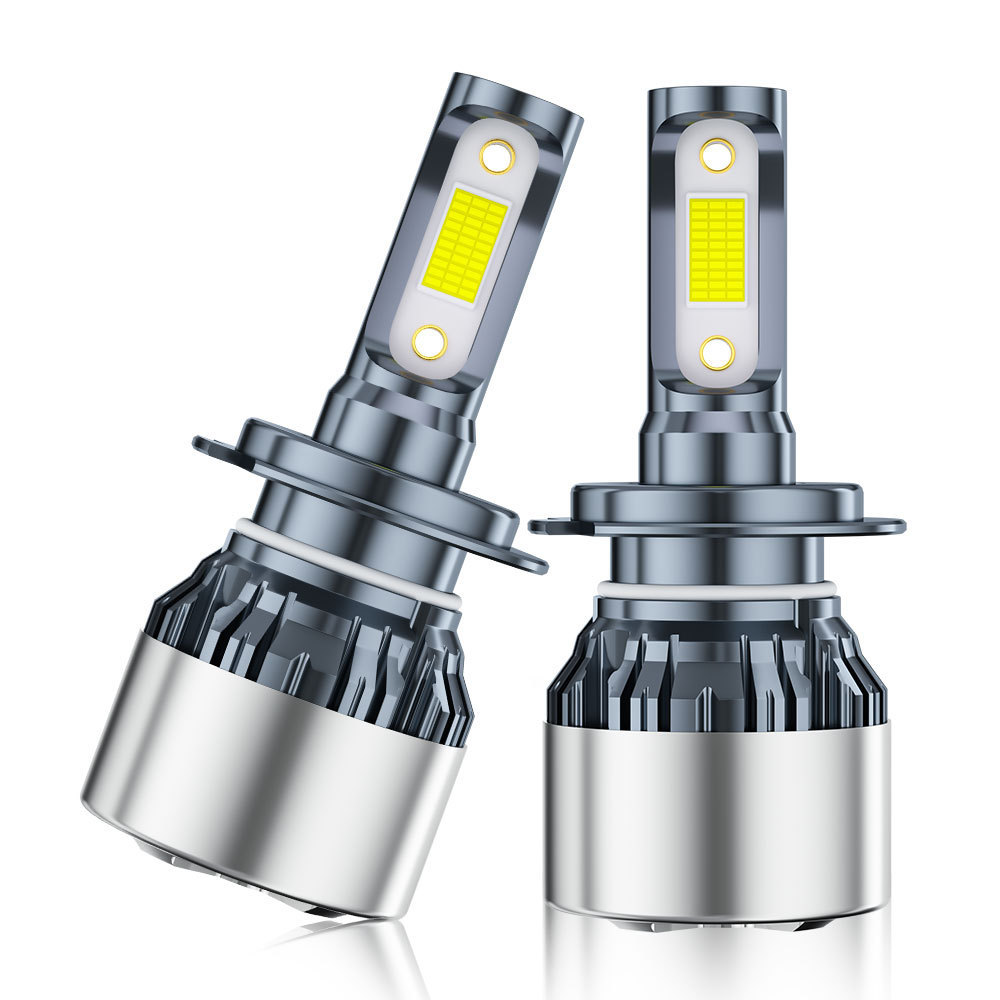 V3 factory price led xenon light h4 led car light h7 h11 9005 9006 9004 9007 bi-led COB Chip 6000k car light bulb