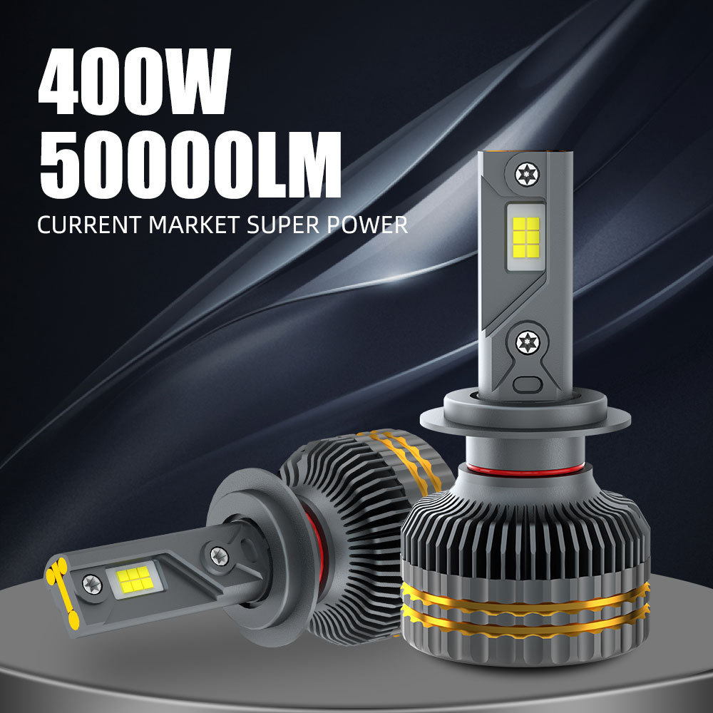 POPNOW 400W High Power Car LED Headlight Bulb H4 led headlight 9005 9006 h11 h7 6500k White LED Headlights