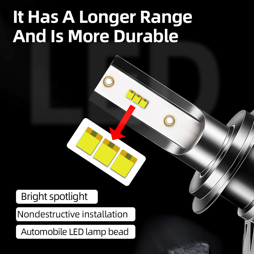 Manufacturer High power Germany car high quality P8 H1 H3 H4 H8 H9 H11 led h11 brightest headlight bulb