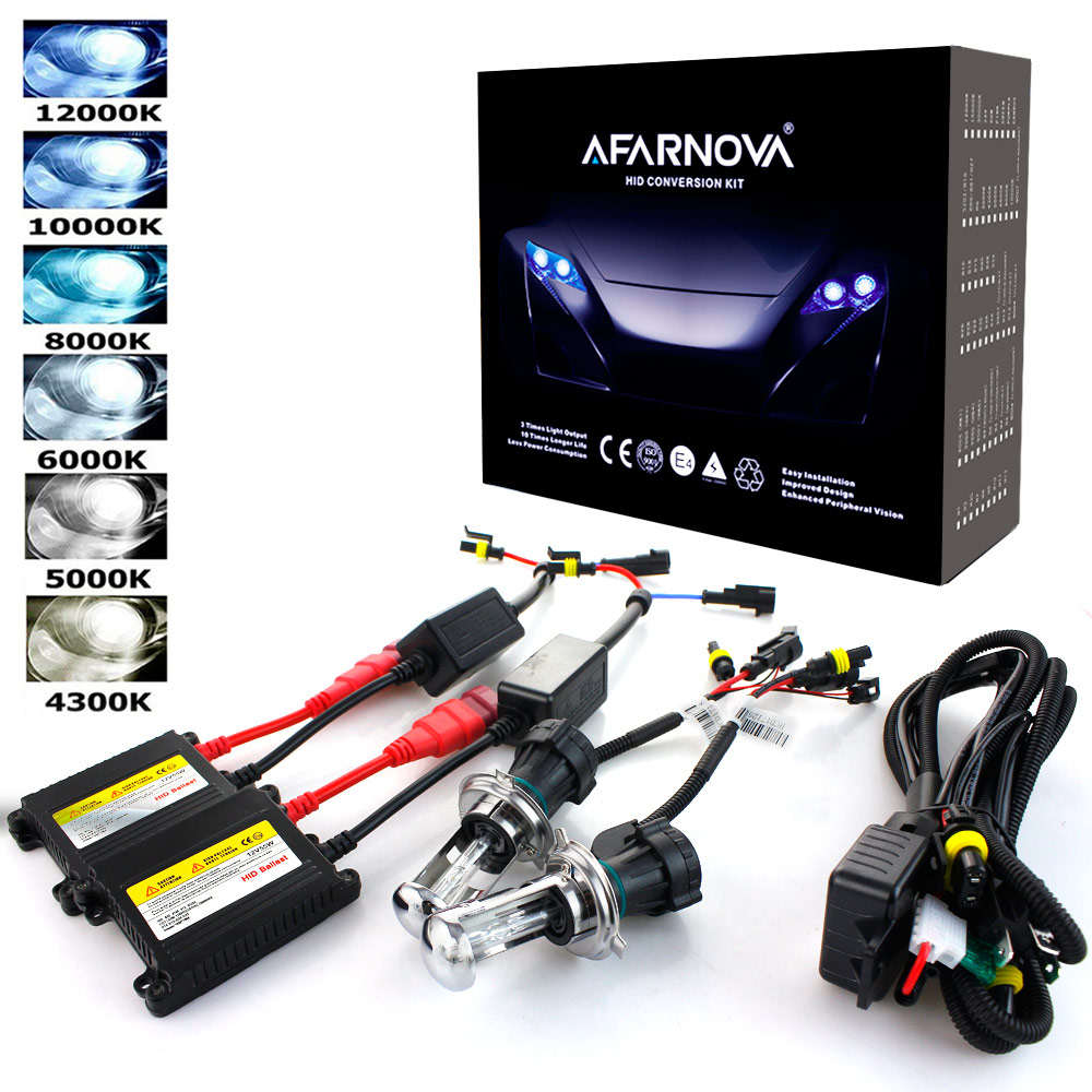 Popnow high power xenon light H1 H3 H4 H7 H11 H13 9005 9006 4300K 6000K 8000K Car Headlight hid xenon kit