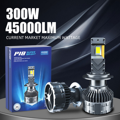 Factory 300W super bright 45000LM  unique design  luces led para autos H7 H4 9005 auto light bulb canbus car led headlight