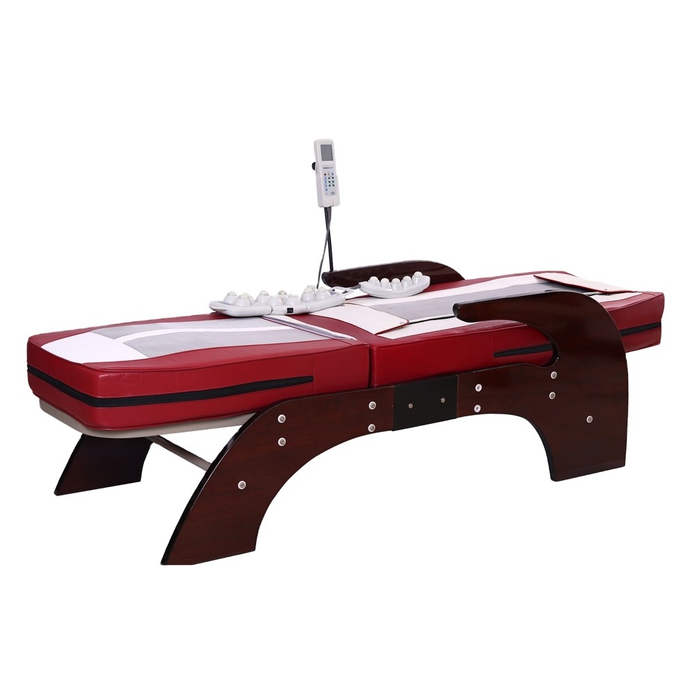 Salon furniture new arrival Korea nugar best infrared jade stone heating therapy spa beauty thermal massage bed Manufacturer