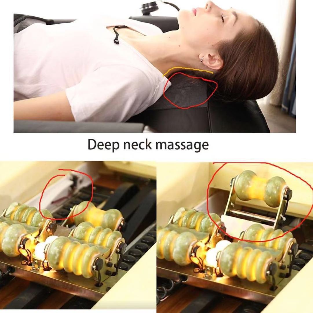 Korean Jade Master V6 New Style Jade Roller Massage Bed Salon Furniture Far Infrared Heating Therapy Chiropractic Table