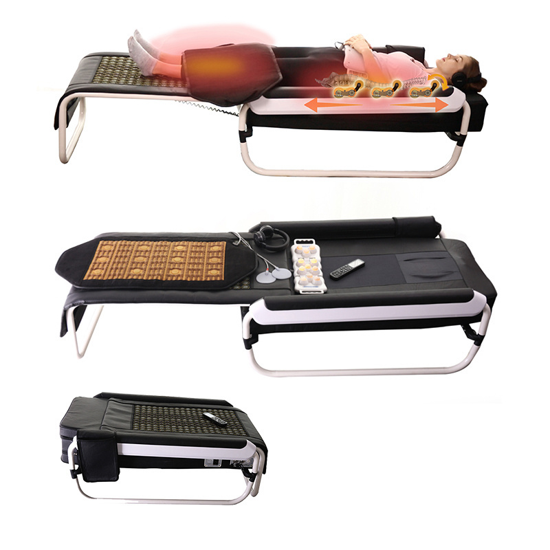 Best Price Cama Teraputica Foldable S-ceragem Master V3 V4 V6 Thermal Therapy Jade Massage Bed With Roller